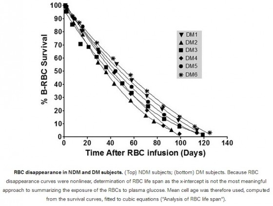 Red cell life span heterogeneity in hematologically normal people is sufficient to alter HbA1c